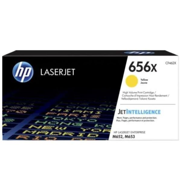 Картридж для принтера и МФУ HP 656X желтый CF462X