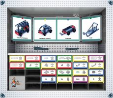 Конструктор Десятое Королевство металл №3 Школьный 02051 деталей - 160 шт.