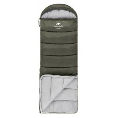 Спальный мешок Naturehike U150 (190+30)х75 см, коричневый NH20MSD07-G150 правая